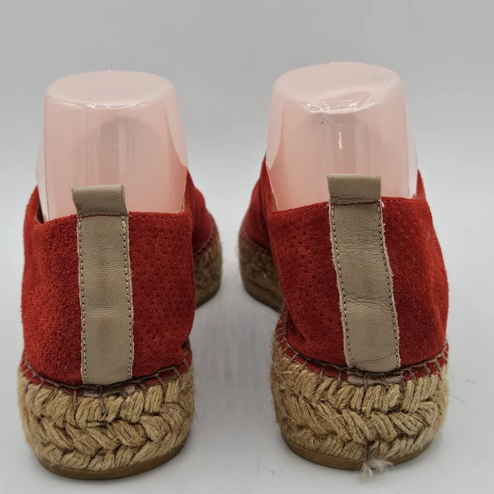 Eric Michael espadrille leather zip up shoes size 39 US 8.5 / 9